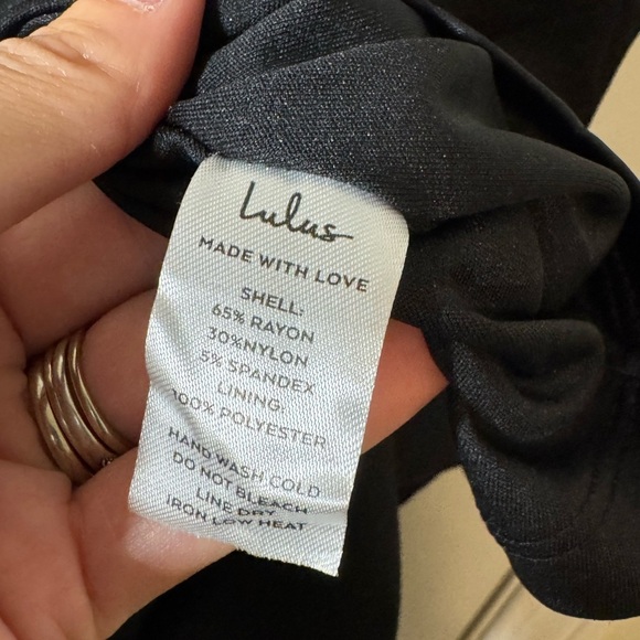 Lulu's Chic Black Strappy Back Dress - Picture 4 of 8